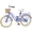 Purple, variant on Track Seven Girls Bike for 7-10 Years, 20 Inch Kids Bike with Basket and Kickstand, Retro Style Childrens Bicycle for Toddlers and Kids, Adjustable Seat, Single-Speed Bicycle with Dual Brakes, Pink