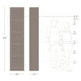 thumbnail image 4 of Prepac Moda 5 Shelves Bookcase White, 4 of 9