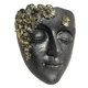 thumbnail image 2 of Escultura facial, maceta, maceta creativa de resina, maceta colgante, estatua de jardín Negro, 2 of 9
