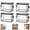 Black,M, variant on Bisitoy Large Clear Thick Plastic Storage Box with Hinged Lid, Zippered Bag with Handles for Clothes Moving Dorm
