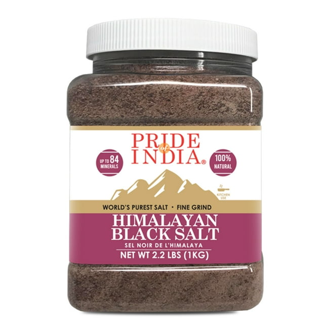 Himalayan Black Salt - Fine (35.3 OZ, 1000.75 gms)
