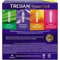 TROJAN Pleasure Pack Assorted Condoms, Lubricated Condoms Value Pack