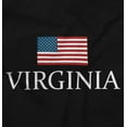 thumbnail image 2 of Virginia Pride American Flag VA USA Plus Size Crewneck Graphic Tee Shirt Brisco Brands 2X, 2 of 5