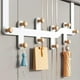 thumbnail image 2 of 10X Hook Wood Hooks over the Door Home Bathroom Organizer Rack Clothes Coat Hat Hanger Holder Door Hang, 2 of 5