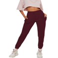 thumbnail image 1 of Joggers Légers en Molleton Français pour Femmes avec Poches, 1 of 5