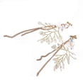 thumbnail image 3 of Elegante Pendientes de Cristal Diamante Artificial Colgar Gota Mujers Niñas Chicas Colgantes Joya Fernando Pendientes nupciales de la boda, 3 of 7