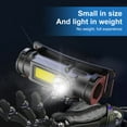 thumbnail image 2 of Lampe Frontale Étanche Super Lumineux Phare COB LED Lampe Frontale Rechargeable USB 1Pc, 2 of 7