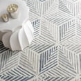 thumbnail image 5 of Dash & Albert Karari Hand Hooked Wool Rug, 4' x 6', Blue, 5 of 6