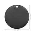 thumbnail image 2 of WASHWEPE 6Ud Placas Para Mascotas Negras De Inoxidable Con Redonda Para Uso En Casa Y Accesorio, 2 of 8