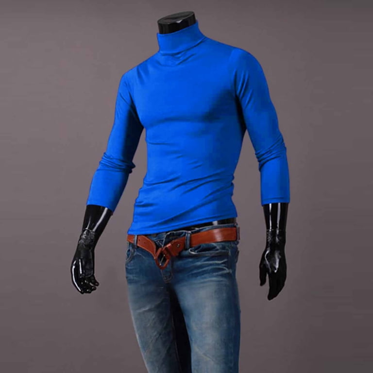 YDDIAN Football Turtleneck Compression Shirt Mock Slim Fit Long