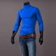 thumbnail image 4 of Men's Autumn Winter Turtleneck Long Sleeve Slim Pullover Sweater Blouse Top L, 4 of 5