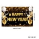 thumbnail image 2 of Telón de fondo de Feliz Año Nuevo Globo de champán Fondo de fotografía con destellos dorados negros Hola 2025 Saludos por el Año Nuevo, 2 of 5