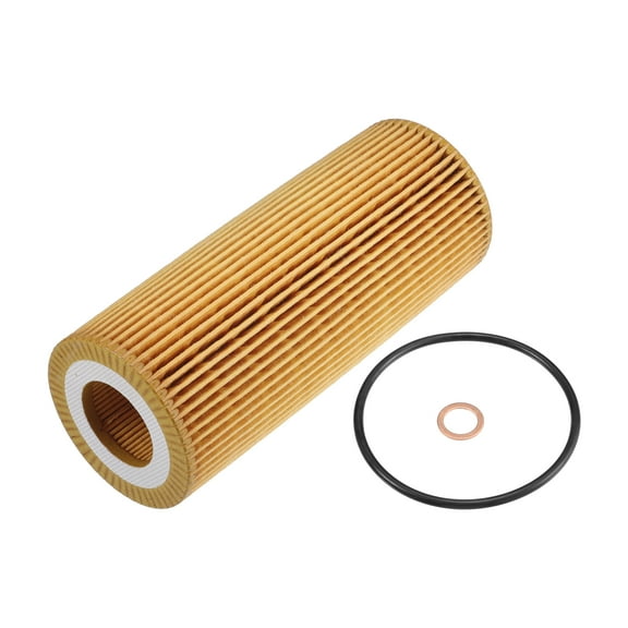 1 Set Engine Oil Filter for BMW 335d Base 3.0L L6 - Diesel 2009-2011 with Gasket No.11427788460 Yellow