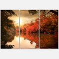 thumbnail image 1 of Colorful Fall Sunset over River, 1 of 2
