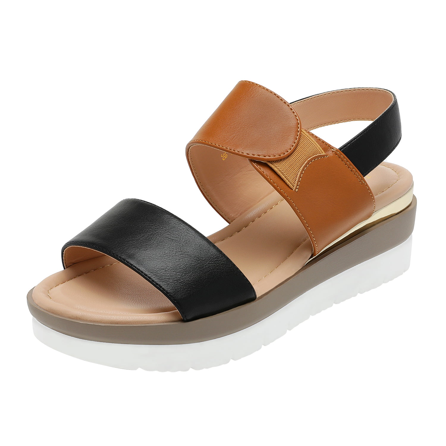 Platform sandals  3 color  leather shoes by Andrea size 8.5 & 9 medium 