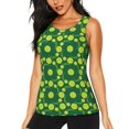 thumbnail image 1 of Balery Tennis Balls Camiseta sin mangas estampada ligera para mujer, tops de entrenamiento sin mangas, camisetas de yoga transpirables de secado rápido.-XX-Large, 1 of 7