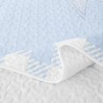 thumbnail image 5 of Erosebridal Blue Gingham Bow Twin Quilt Set, Buffalo Ribbon Twin Coverlet Set for Boys Girls Girls, 2pcs, 5 of 7