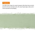 thumbnail image 3 of Chiffon Ribbon 1.5" x 10 Yard, Handmade Fringe Ribbon, Grass Green Silk Ribbon for Wedding, Gift Wrapping, 2pcs, 3 of 6