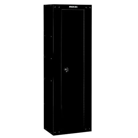 stack-on gcb-8rta steel 8-gun ready to assemble security cabinet, black