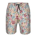 thumbnail image 3 of Fotbe Trendy Floral Design Trajes de Baño Estampados para Hombre, Shorts de Verano de Secado Rápido, Ropa de Playa, Bañadores-XX-Large, 3 of 6