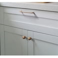 thumbnail image 4 of Goo-Ki 6 Pack 5"(128mm) Hole Center Cabinet Pulls Champagne Bronze Cabinet Handle Zinc Alloy Drawer Handle Wardrobe Cabinet Hardware, 4 of 6