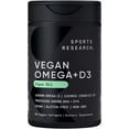 thumbnail image 1 of Suplemento Sports Research Vegan Omega-3 1020 mg y D3 5000 UI, 1 of 8