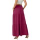thumbnail image 2 of TaTaai Women's Summer Solid Color High Waist Pleated Maxi Half Skirt Casual Elegant Flowy Skirt with Pockets and Waist Belt Gift, 2 of 7