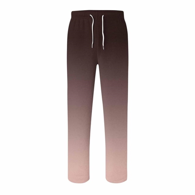 Girls Casual Tapered Pants Set for Everyday Wear with Gradient Color Transition in Kids Clothing Line