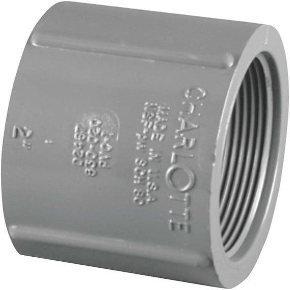 Charlotte Pipe PVC 08102 1400HA 1 in. Schedule 80 Txt Coupling