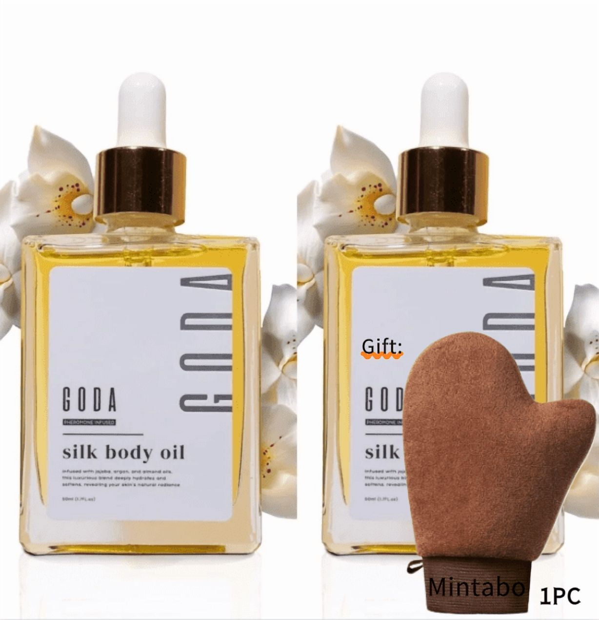 GODA Silk Body Oil for Women - Anti Aging Firming Moisturizer