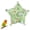 Green, variant on NOVELAR Plastic Bird Toy, 3.15 inch Star Shape with Colorful Beads, Encourages Foraging and Reduces Boredom, Cage Mountable for Parakeets and Cockatiels