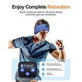 thumbnail image 4 of Fulext - Auriculares para dormir con diadema Bluetooth, auriculares para dormir con altavoces integrados, perfectos para hacer ejercicio, correr, yoga, 4 of 5