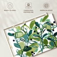 thumbnail image 6 of Elephant Stock Annamieka Wall Art - Horizontal Canvas Wall Art - Living Room Wall Decor - Floral And Botanical Canvas - Teal And White Decor By Carrie Schmitt - 30" x 20", 6 of 8