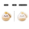 thumbnail image 7 of 2026 Kawaii Dumpling Advent Calendar, Assorted Adorable Knitted‑Look Pastel Dumpling Character Acrylic Pendant Ornaments, Xmas Tree Hanging Decor, Holiday Countdown Present for Home Decoration, 7 of 7