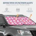 thumbnail image 3 of Goofa Cute Poodle Dog Pattern 2 Piece Car Windshield Sun Shade Foldable | Front Windshield Shade for Sun, Heat and UV Rays | Sunshade for Car Front Window-, 3 of 7