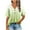 Womens Clothing Green, variant on Womens Button Up Dressy Blouses, 3/4 Sleeve Shirts for Women Summer Fashion Loose Fit Ombre Tie Dye V Neck T-Shirts