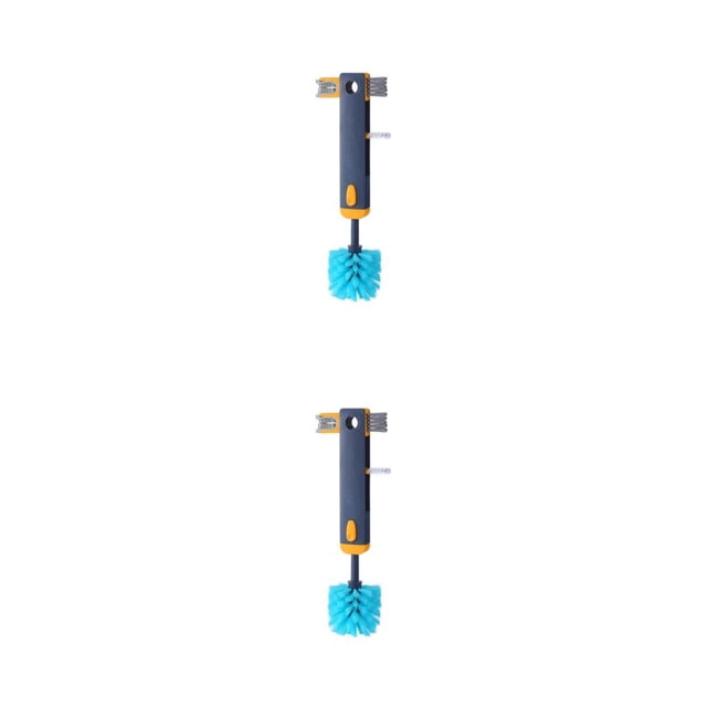 Wosthever 4 en 1 botella brecha limpieza taza cepillo grieta espacios estrecho multifuncional hogar para hogar bebé tazón accesorio Type1 NO1