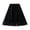 Black, variant on Raccmtaty Women's Midi Skirt French Elegant Elastic Waist Velvet Floral A-Line Mesh Skirt for Spring Fall