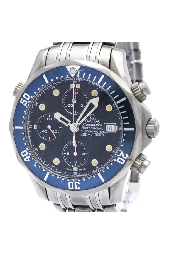 Pre-Owned OMEGA Seamaster Professional 300M Chronograph Watch 2298.80 Polished