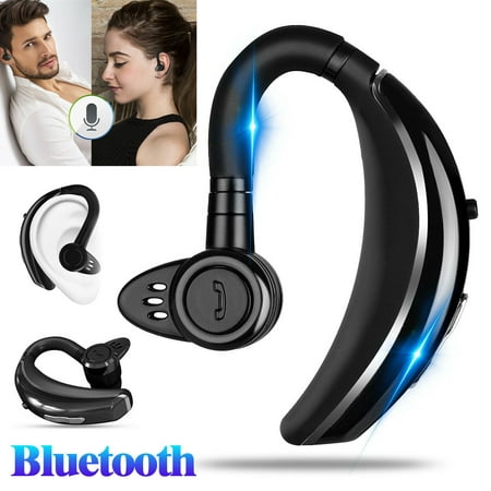 Bluetooth Headset, EEEKit Wireless Bluetooth 4.1 Earpiece Headphones Earphones Ear Hooks with Noise Cancelling Mic for Business/Office/Driving/Truck Support iPhone/Android Cell