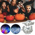 thumbnail image 1 of Xihbxyly Guirnalda de Luces con Diseño Marroquí, Luz Blanca Cálida Festiva y Cambio de Color, Funciona con Pilas, Decoración Navideña para Interiores y Exteriores, para Navidad, Halloween y Acción de, 1 of 5