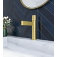 thumbnail image 3 of YZZY Single Hole Bathroom Faucet Single Handle Brushed Gold Bathroom Vanity Sink Faucet, 3 of 5