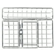 thumbnail image 3 of GET Modern Chrome Metal Four Compartment Condiment Caddy Table Caddies Collection C42, 3 of 3