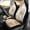Brown Hawaii, variant on Chririnla Cartoon Shark Printed Car Front Seat Cover Set of 2, Universal Fit, Made of Soft Polyester, Easy to Install, Edgy Style — Fits Most Vehicles
