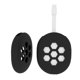 thumbnail image 2 of Silicona para funda protectora antipérdida para google Chromecast Tv 2020 Remot, blanco Feliz Sencillez, 2 of 5