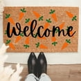 thumbnail image 2 of Easter-Decorative-Welcome-Doormat Outdoor-Entrance Easter Bunny Door Mat Non Slip Coir Front Door Mats for Spring Home Decor 16" x 24" Funny Welcome Outside Entry Decor for Patio Farmhouse, 2 of 4
