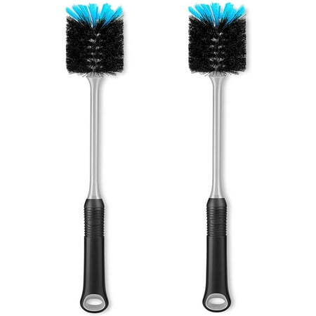 

Bottle Brush Cleaner Long Handle Water Bottle Scrubbing Brush Built for Cleaning Baby Bottles Sippy Cups Water Bottle Tumblers Travel Coffee Mugs Food Jars Wine Decanters Glasswares 2 Pack