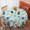 Football And Basketball-1, variant on Football and Basketball White Pattern Round Tablecloth 70"x70", Wrinkle Resistant Wipeable Table Cover for Kitchen Dining Room Picnic Patio and Party