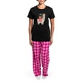 thumbnail image 4 of CafePress - EASTER ALPACHA Pajamas - Women's Short Sleeve Print T-Shirt and Pants Dark Cotton Pajama Set, 4 of 7