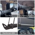 thumbnail image 5 of Elantrip Vehicle Black Heavy Duty Automotive Hanger Bar,Iron Tubing and Rubber Protective Sleeve for Cars, Trucks, RVs, 5 of 7